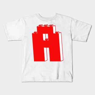 THE LETTER A, Customize My Minifig Kids T-Shirt